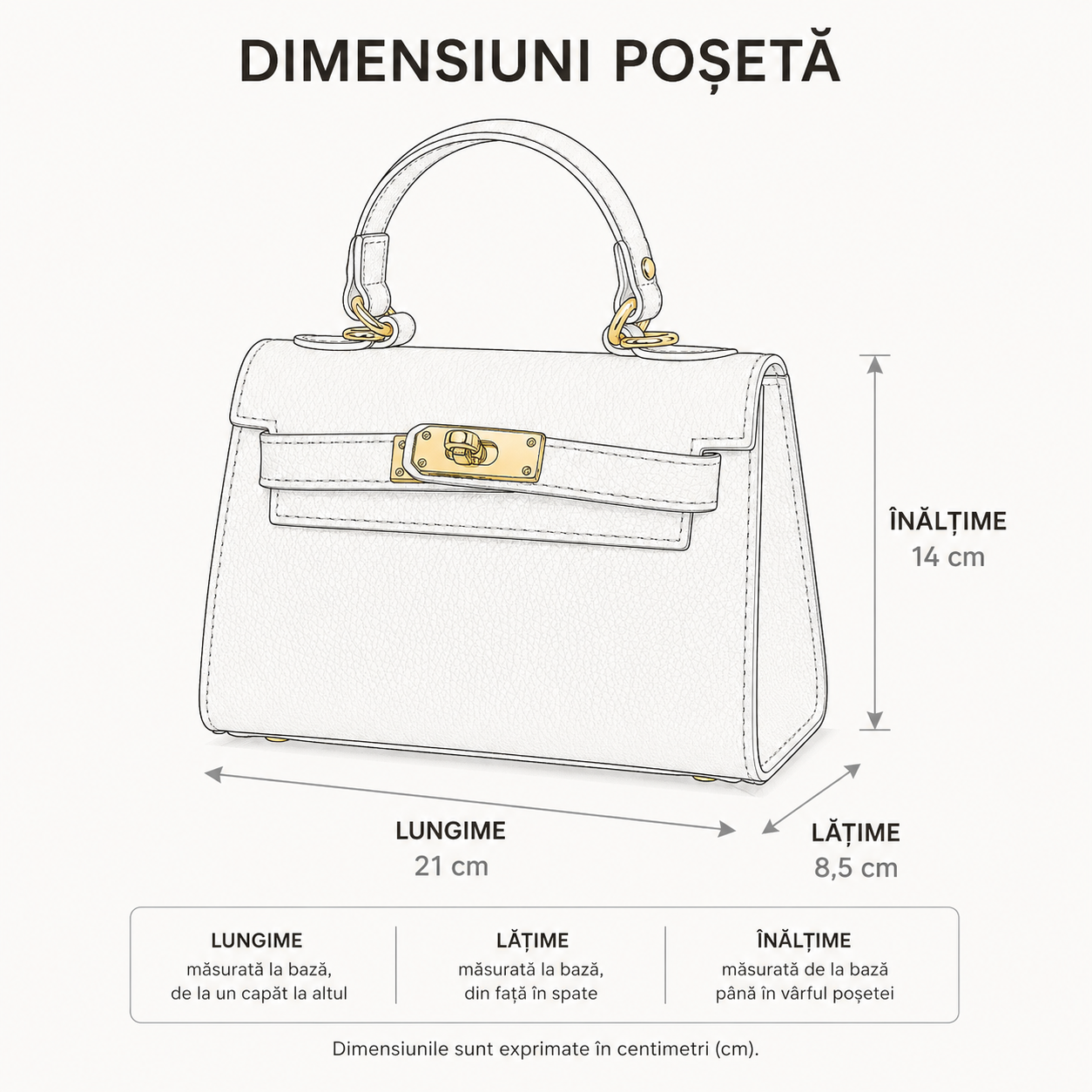 Poșetă Amelia - Turcoaz, Piele Naturală, Made in Italy