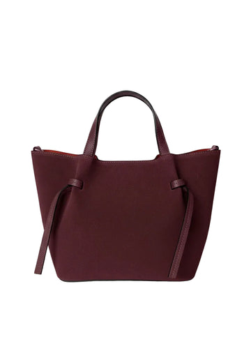 Geantă Tote Suede - Bordeaux