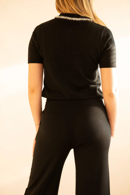 Black Diamond Knit Set