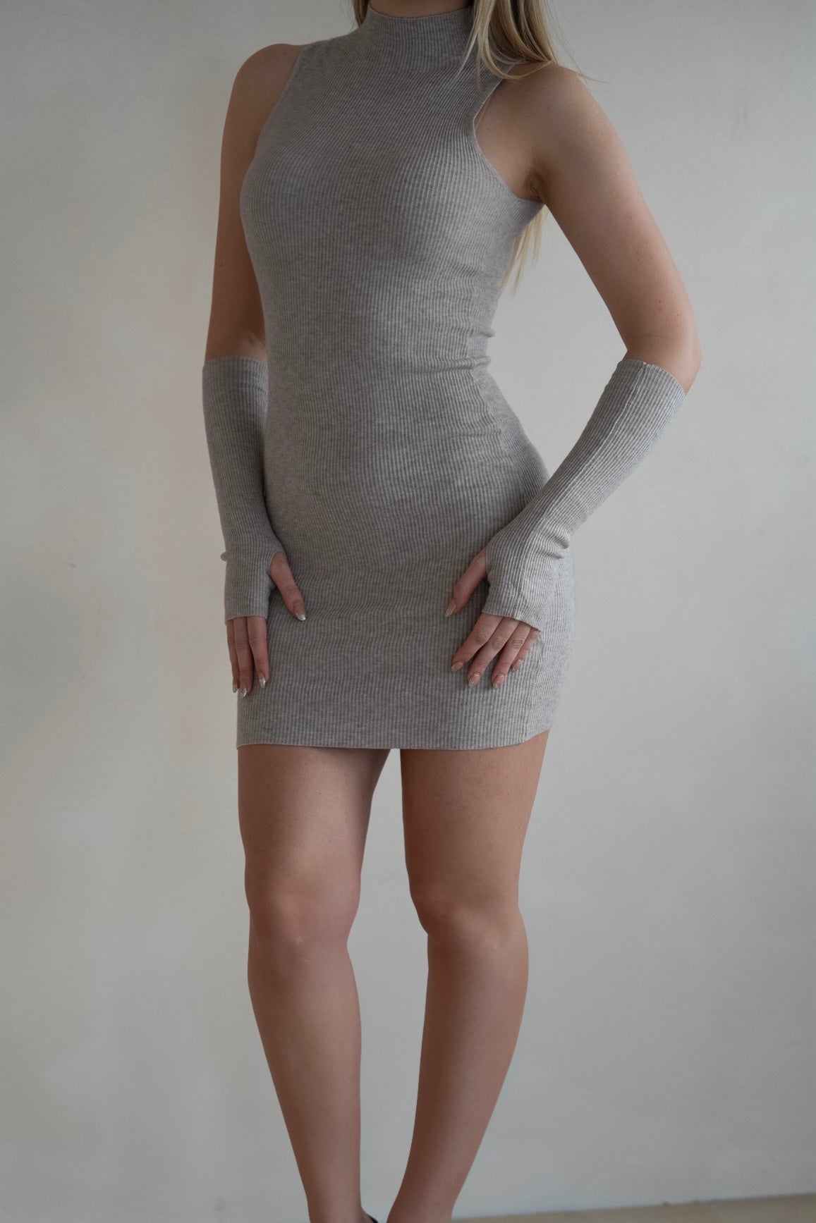 Rochie Tricotată Ribbed