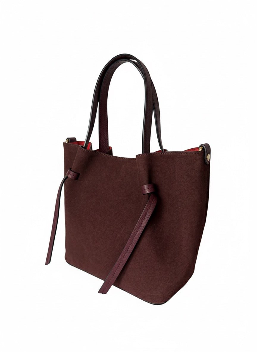 Geantă damă bordo din piele naturală pentru birou și ținute elegante