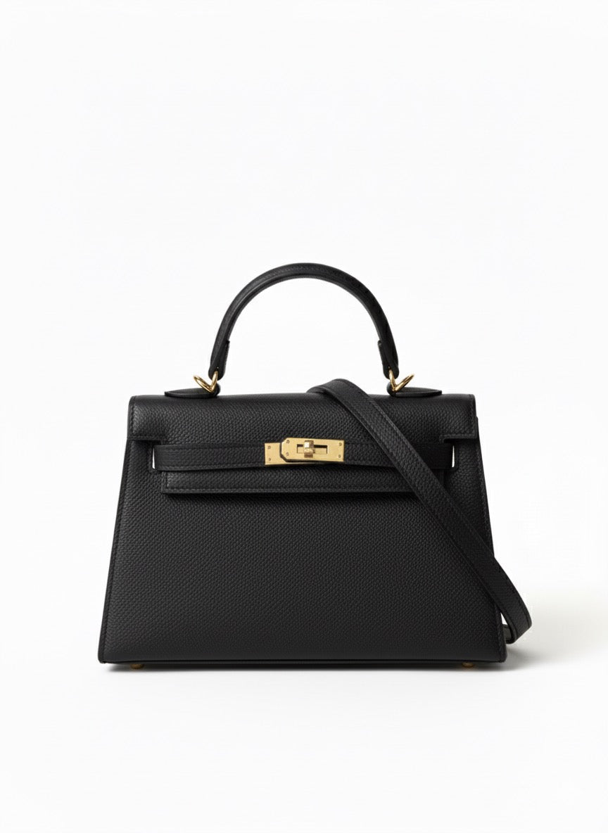 Geantă crossbody neagră pentru damă din piele ecologică, cu curea ajustabilă, design modern și finisaje elegante. Poșetă practică pentru femei, perfectă pentru outfituri casual, business, office, vacanțe, shopping și evenimente speciale.