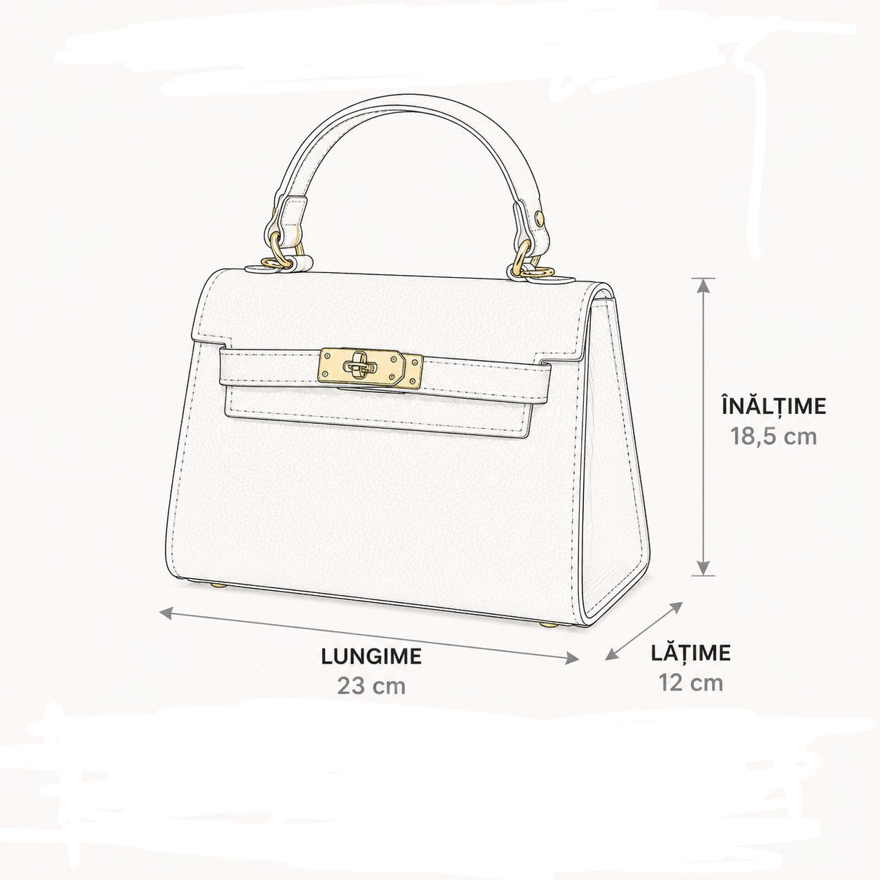 Poșetă Damă din Piele Naturală Amelia - Taupe Piele Întoarsă, Made in Italy