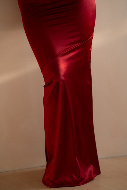 Red Velvet Siren Dress