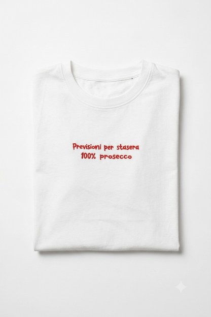 Tricou premium pentru damă din bumbac cu design Previsioni Prosecco